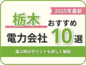 栃木おすすめ電力会社