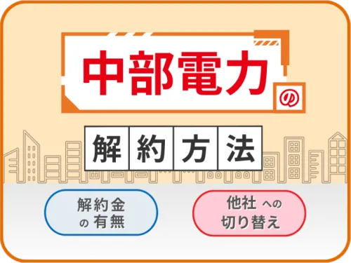 中部電力解約方法